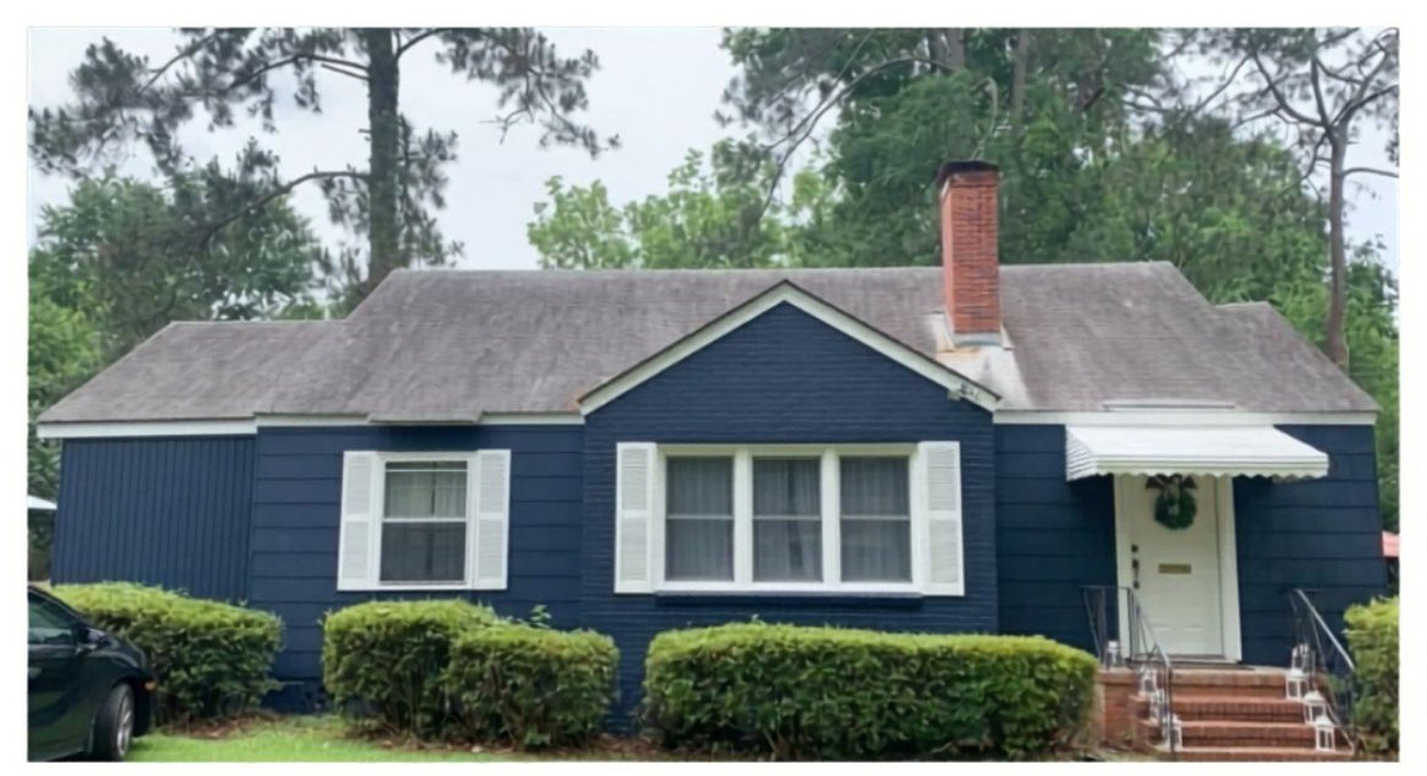 Before exterior cleaning