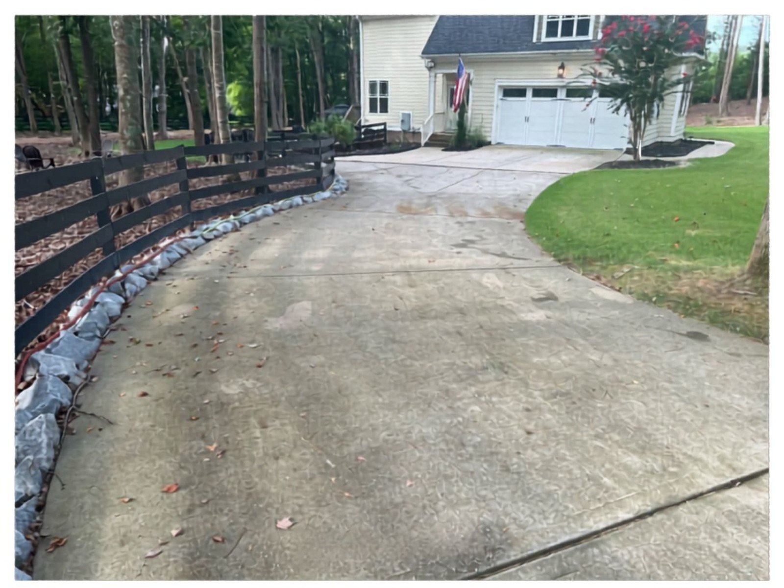 Before exterior cleaning