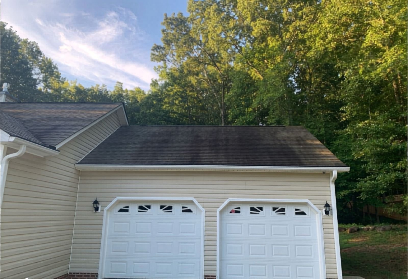 Before exterior cleaning