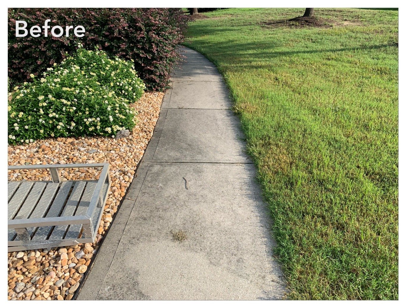 Before exterior cleaning