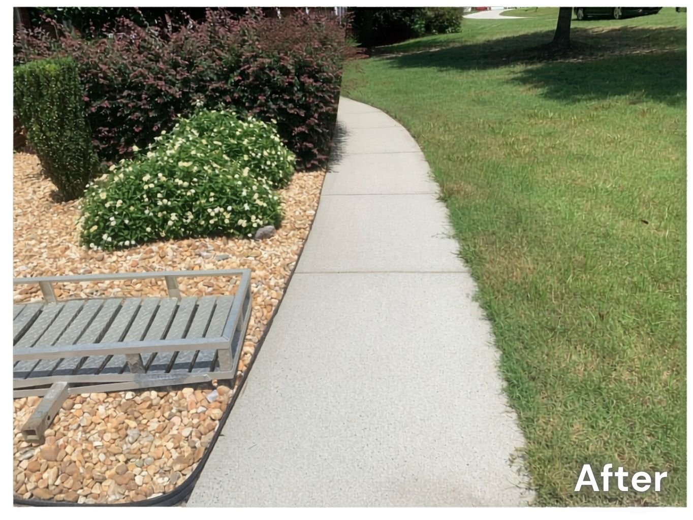 After exterior cleaning