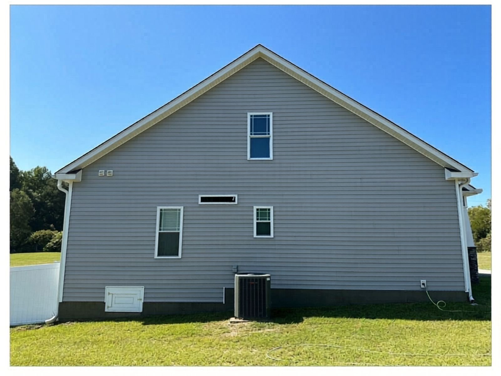 After exterior cleaning